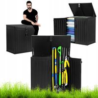 DUŻA SKRZYNIA OGRODOWA 775L SCHOWEK BALKONOWY KUFER XXL DOMEK NARZĘDZIOWY