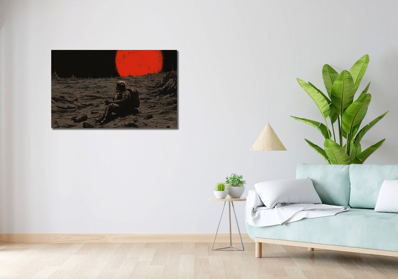 Obraz 100x60cm Samotność w Kosmosie zdjęcie 2