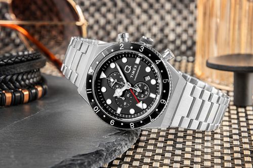 zegarek męski timex q timex 3-time zone chronograph tw2v69800 + box na Arena.pl