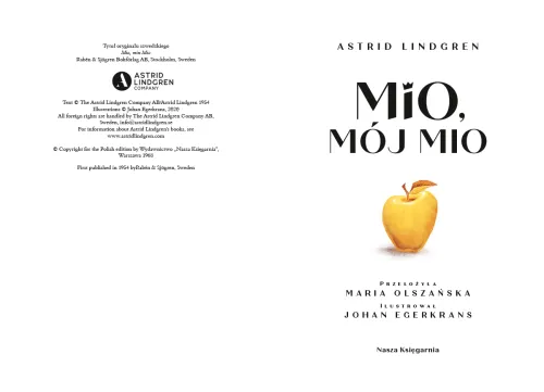 Ilustrowana książka dla dziecka bajka baśń - Mio, mój Mio - Astrid Lindgren na Arena.pl