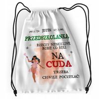 Plecak Dla Przedszkolanki Sportowy Szkolny Worek Z Nadrukiem Ze Zdjęciem