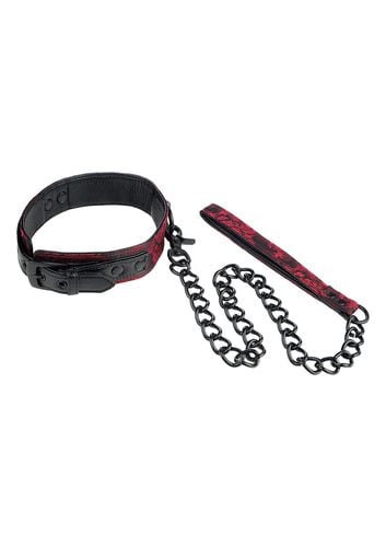 Scandal Collar with Leash Black na Arena.pl