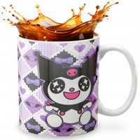 KUBEK 330ml GRAFIKA PREZENT ŚWIĘTA WZÓR - KUROMI MELODY + IMIĘ