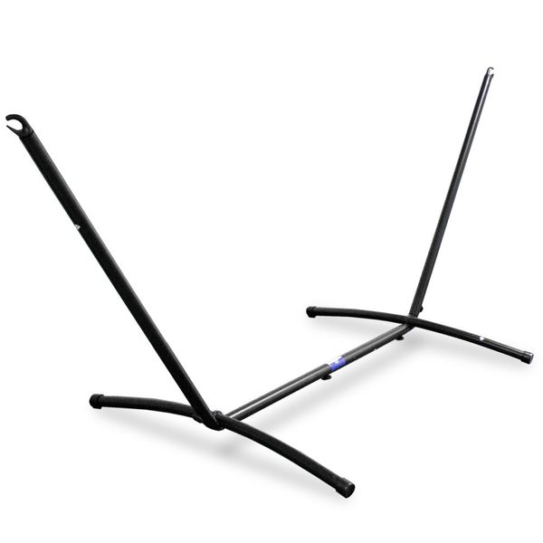 Antracytowy Hamak na stelażu ogrodowy zewnętrzny 18161 zdjęcie 3