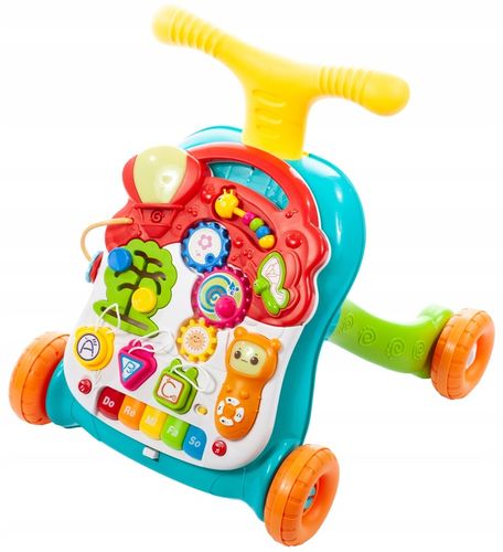 CHODZIK PCHACZ INTERAKTYWNY STOLIK EDUKACYJNY PANEL 5w1 DLA DZIECI na Arena.pl