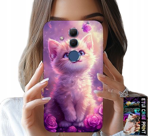 ETUI DO HUAWEI MATE 20 LITE - SŁODKI KOTEK, KOT, WZORY ZE ZWIERZĘTAMI na Arena.pl