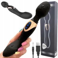 Wibrator Damski Masażer Łechtaczki Dwustronny Sex Maszyna 2w1