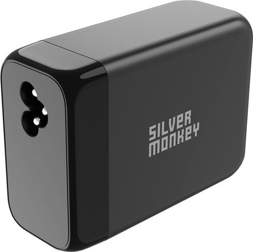 ŁADOWARKA SIECIOWA SILVER MONKEY GAN 200W 3x USB-C 1x USB-A na Arena.pl