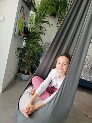 huśtawka kokon Sattelite - szary na Arena.pl
