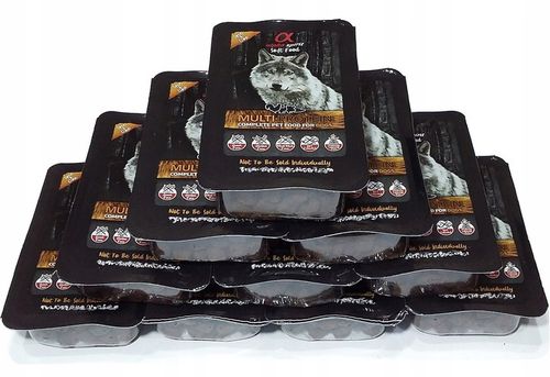 Alpha Spirit Karma MULTIPROTEIN 10x200g Półmiękka karma dla psa na Arena.pl