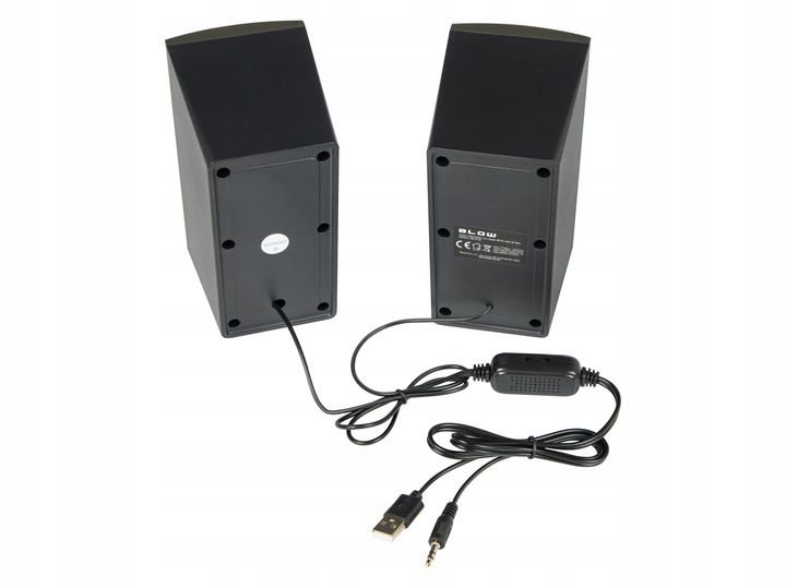 GŁOŚNIKI KOMPUTEROWE DO KOMPUTERA LAPTOPA USB 5V MP3 MINI JACK 3.5 mm zdjęcie 5