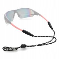 Czarny sznureczek GOG do okularów sportowych z regulacją