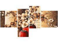 100CM 55CM OBRAZ KWIATY WAZONIE STORCZYKI