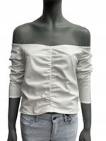 ABERCROMBIE&FITCH TOP BIAŁY ROZMIAR XL