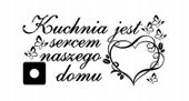 Naklejki ścienne kuchnia jadalnia SERCE DK110 100x50cm