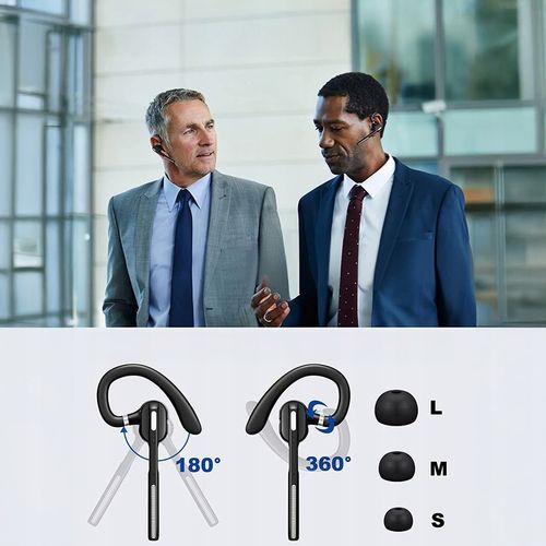 SŁUCHAWKA BLUETOOTH DLA KIEROWCY DO TELEFONU ROZMÓW BEZPRZEWODOWA ZESTAW na Arena.pl