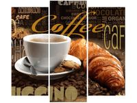 90 80CM OBRAZ T3 ELEM PORANNA KAWA DRUK ŚCIENNY