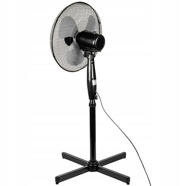 WIATRAK STOJĄCY WENTYLATOR PODŁOGOWY CZARNY/ BIALY zdjęcie 6