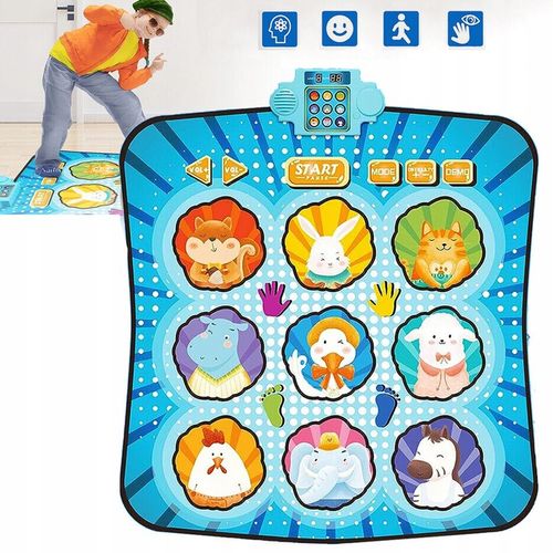 MATA DO TAŃCZENIA MUZYCZNA TANECZNA DLA DZIECI GRA INTERAKTYWNA TAŃCA ZABAW na Arena.pl