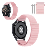 Pasek do Huawei Watch GT2 GT3 GT 2 3 42mm 43mm Elegant nylon mocny różowy