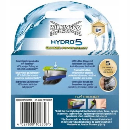 4x Wkłady Nożyki WILKINSON Hydro 5 Groomer Skin Protection 4in1 zdjęcie 2