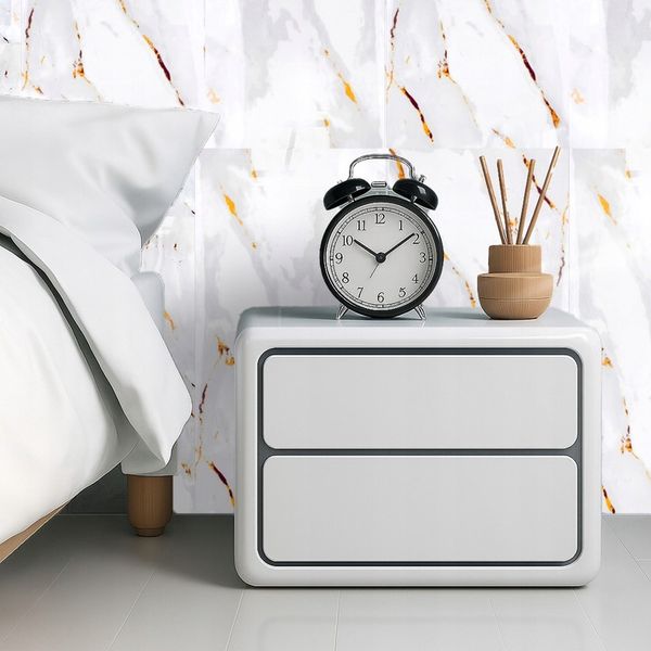 x10 SAMOPRZYLEPNY PANEL ŚCIENNY MARMUR PCV LAMINAT POŁYSK 3D Płytki zdjęcie 7