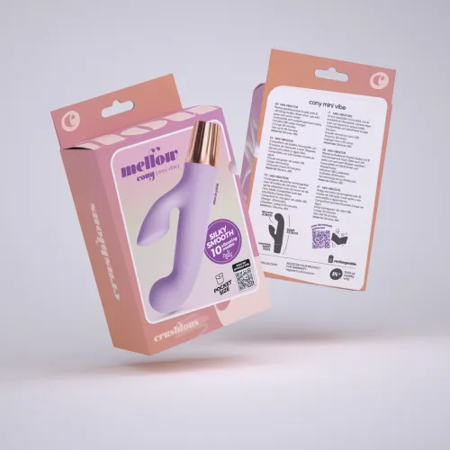 crushious mellow cony mini rabbit wibrator lawendowy 10 trybow na Arena.pl