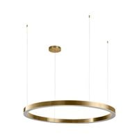 Lampa wisząca CIRCLE 120 LED mosiądz szczotkowany 120 cm