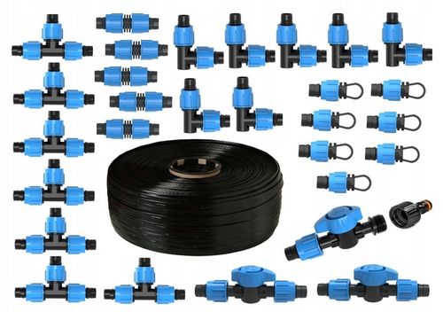 Taśma kroplująca wąż 100m + zestaw 30 akcesoriów na Arena.pl