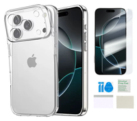 Etui silikonowe 2mm do IPHONE 17 PRO MAX / 18 PRO MAX case + folia ochronna