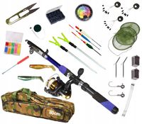 ZESTAW WĘDKARSKI spławik, grunt, spinning - ZEST-W-06