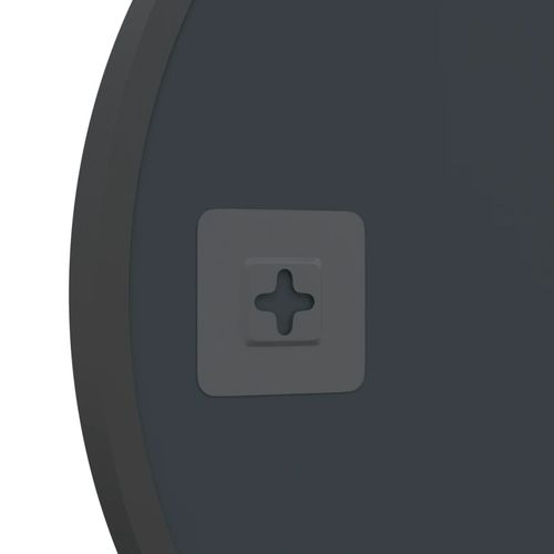 Lustro ścienne, czarne, 50 cm na Arena.pl