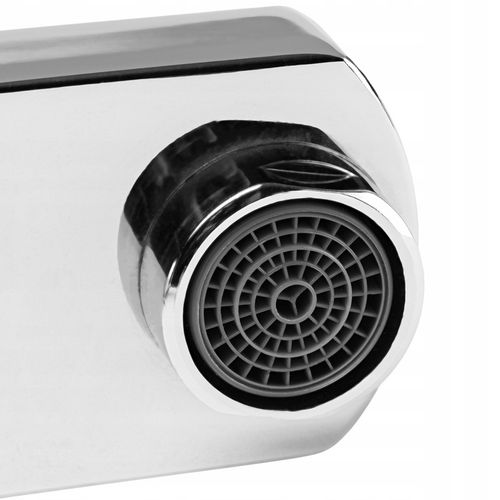 BATERIA ŁAZIENKOWA UMYWALKOWA STOJĄCA KRAN NABLATOWY DO UMYWALKI CUBE na Arena.pl