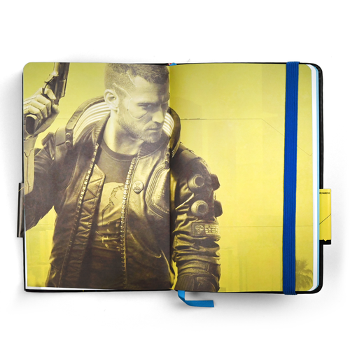 Czarny Samurai | 21 x 13.7 cm | Papier | Zeszyt Notatnik | Cyberpunk 2077 na Arena.pl