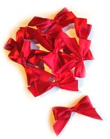 Naszywka Aplikacja Kokarda czerwona 10 szt.