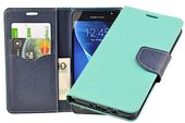 Etui portfel Fancy Case do Samsung Galaxy J5 2016 miętowy