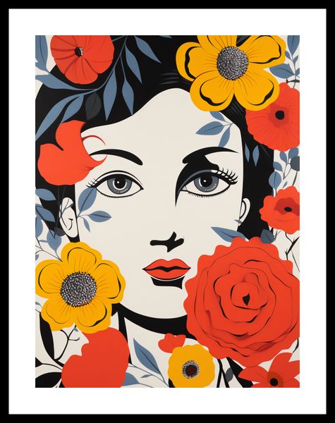 Plakat 30x40cm Kwiatowa Aura zdjęcie 3