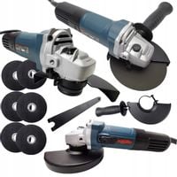 SZLIFIERKA KĄTOWA Z REGULACJĄ OBROTÓW + TARCZE