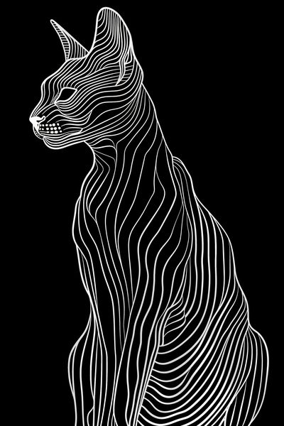 Plakat 30x45cm Minimalny Kontur zdjęcie 1