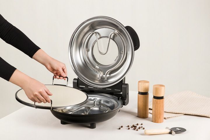 PIEC DO PIZZY 400°C Kamienny Domowy piecyk PIZZA PIECYK 1200W Termostat zdjęcie 15