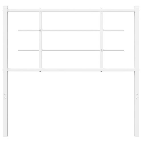 Metalowe wezgłowie, białe, 100 cm na Arena.pl