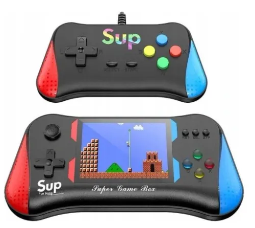 KONSOLA PRZENOŚNA DO GIER RETRO 500 GIER TV + PAD DO GRY WE 2 na Arena.pl