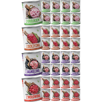 MOKRA KARMA DLA PSA TufTuf Puszka mielonka MIX SMAKÓW ZESTAW 36x800g