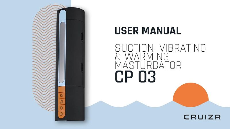 Cruizr-Cp03 Deluxe Vibrating And Sucking Automatic Masturbator With zdjęcie 7