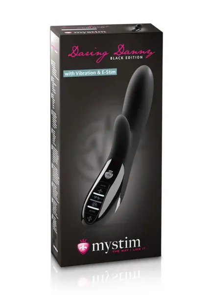 Daring Danny eStim Vibrator Black zdjęcie 2