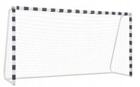 DUŻA BRAMKA PIŁKARSKA PRZENOŚNA STALOWA 300x200 cm OGRODOWA + SIATKA
