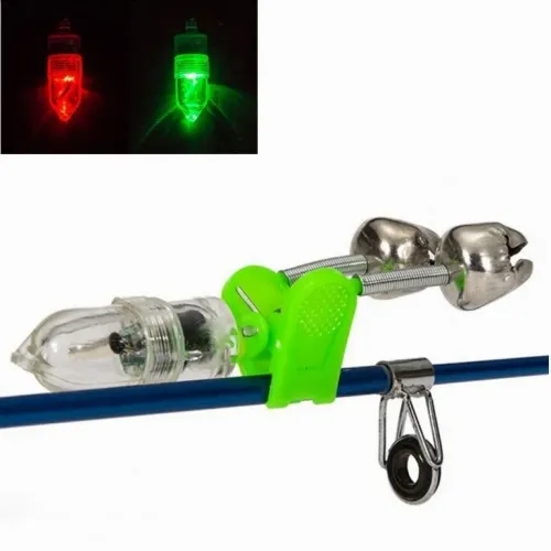 SYGNALIZATOR WĘDKARSKI SZCZYTÓWKĘ WĘDKE ŚWIETLIK LED+ DZWONEK CZUJNIK RUCHU na Arena.pl