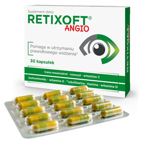 retixoft angio prawidłowe widzenie 30 kapsułek na Arena.pl