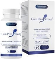 CUM PLUS STRONG poprawa nasienia silny wytrysk dla mężczyzn 60 kapsułek