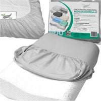 POSZEWKA NA PODUSZKĘ ORTOPEDYCZNĄ PROFILOWANĄ MEMORY UNIWERSALNA SZARA